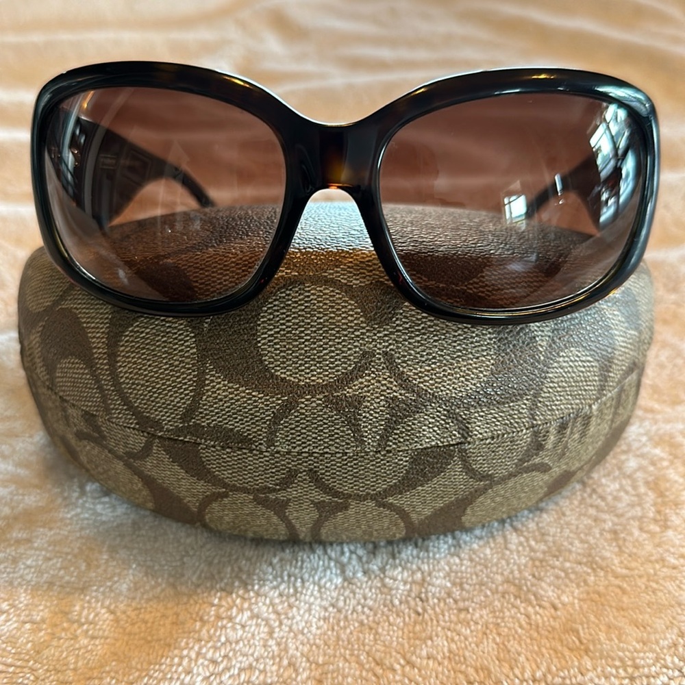 Coach “Jacqueline” sunglasses with case